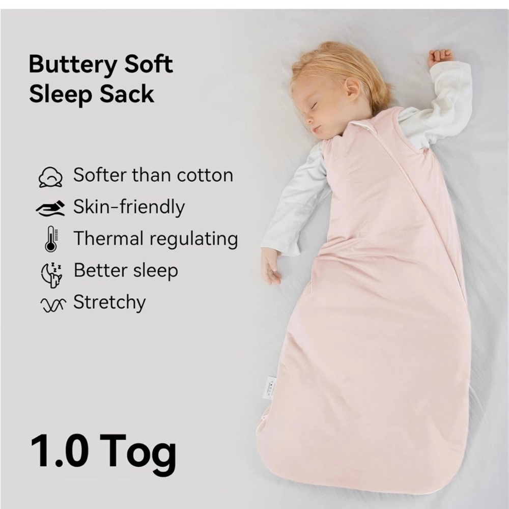 BubblePanda Bamboo Sleep Sack NWT size Small